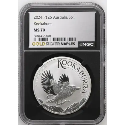 2024 P125 Australia S$1 KOOKABURRA Grade MS 70 (3)