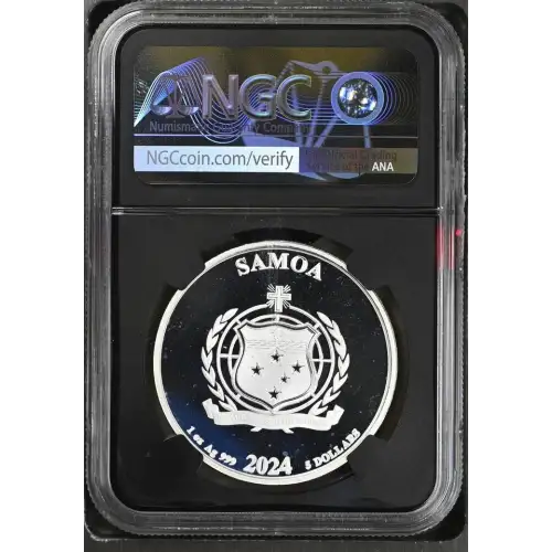 2024 SAMOA S$5 DC COMICS BATMAN COLORIZED MS69 NGC (2)
