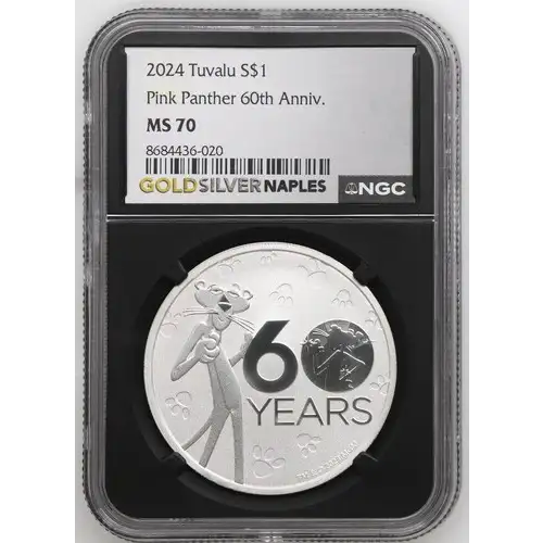 2024 Tuvalu Pink Panther 60th Anniversary Mint State 10 (2)