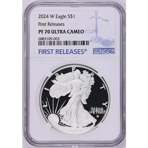 2024 W $1 Silver Eagle PF70UC NGC (2)