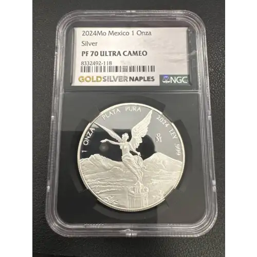 2024MO Mexico Libertad 1oz Silver PF70 UC