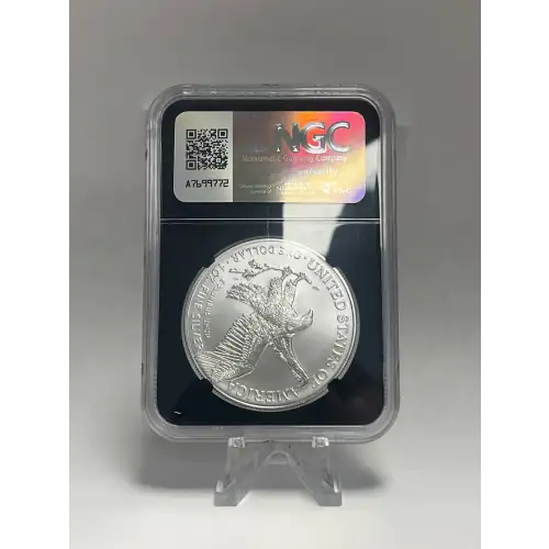 2024P $1 SILVER EAGLE DOLLAR NGC STAR PRIVY BRILLIANT UNCIRCULATED (2)