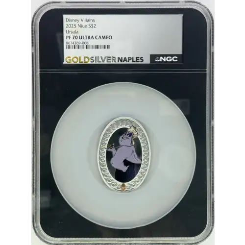 2025 1 oz NIUE Disney Ursula PF70UC CSC2