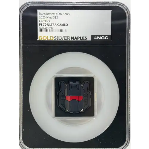 2025 1 oz Transformers 40th ANN Grimlock PF70 UC NGC CSC2