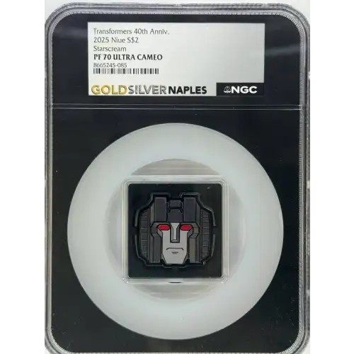 2025 1 oz Transformers 40th ANN Starscream PF70 UC NGC CSC2 (2)