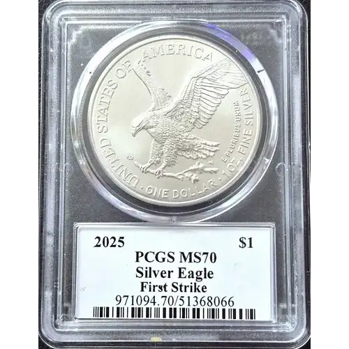 2025 $1 Silver Eagle First Strike