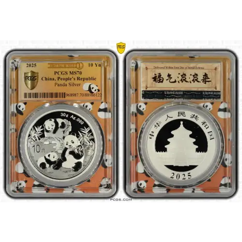 2025 10 Yn Panda Silver First Day of Issue Cleveland Freedom (2)