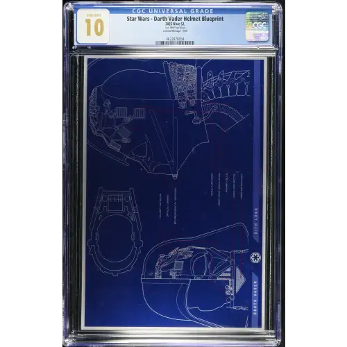 2025 1oz Niue $2 - Star Wars - Darth Vader Helmet Blueprint GM10 (S-22A) (2)