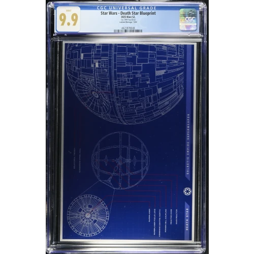 2025 1oz Niue $2 - Star Wars - Death Star Blueprint M9.9 (S-22A)