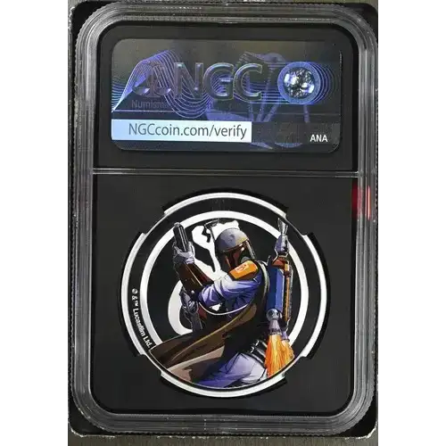 (2025) 1oz Niue Han Solo vs Boba Fett Silver PF 70 ULTRA CAMEO
 (2)
