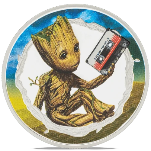 2025 1oz Niue Silver Coin - Marvel: Groot (S-23A)