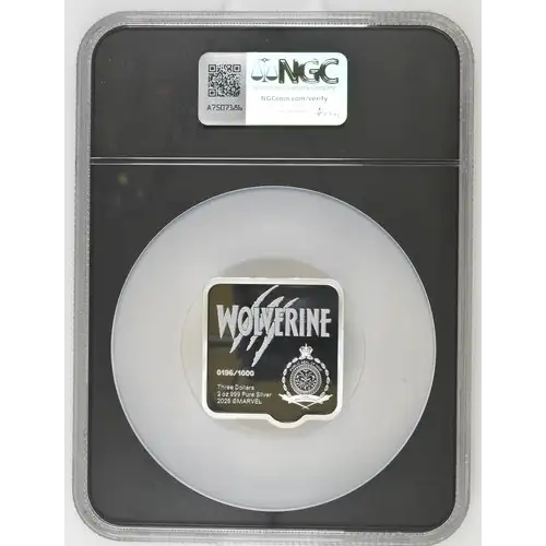 2025 2oz Niue S$3 Wolverine Marvel PF 70 ULTRA CAMEO
 (2)