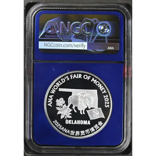 2025 ANA World's Fair of Money First Day ANA Official Mint Medal ULTRA CAMEO (3)