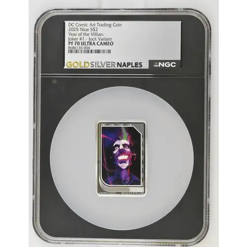 2025 DC Comic -  Year of the Villian - Joker #1 - Jock Variant PF 70 UC