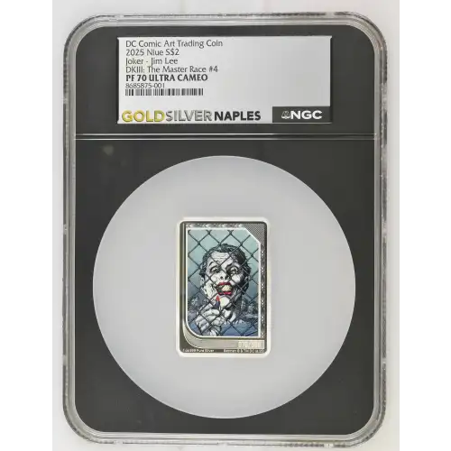 2025 Joker - Jim Lee DKIII: The Master Race #4 DC Comic Art Trading Coin ULTRA CAMEO (2)