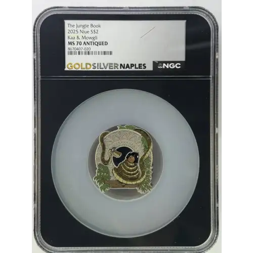 2025 Jungle Book Mowgli MS70 Antiqued NGC CSC2 (2)