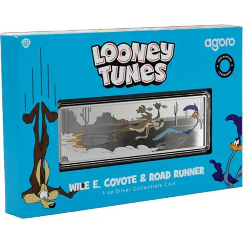 2025 Looney Tunes Wile E Coyote & Road Runner 1oz Silver Collectible Coin