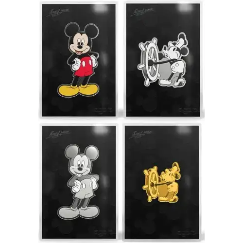 2025 Mickey Mouse Precious Metal Blind Box Collectible (Silver/Gold) 0.5 troy oz (2)