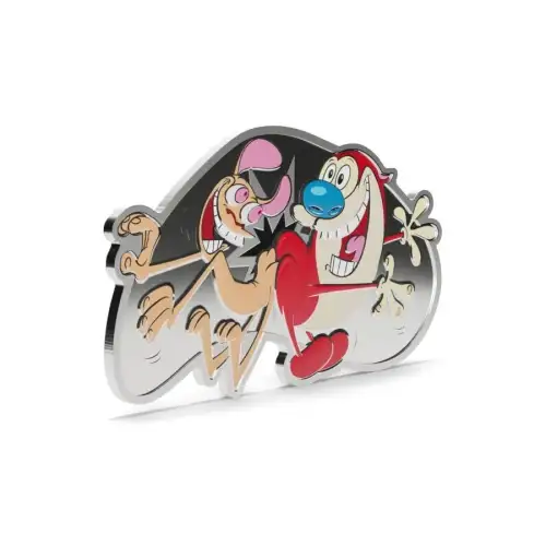 2025 Nicktoons: Ren & Stimpy - Butt Bumps 1 oz Silver Collectible Coin