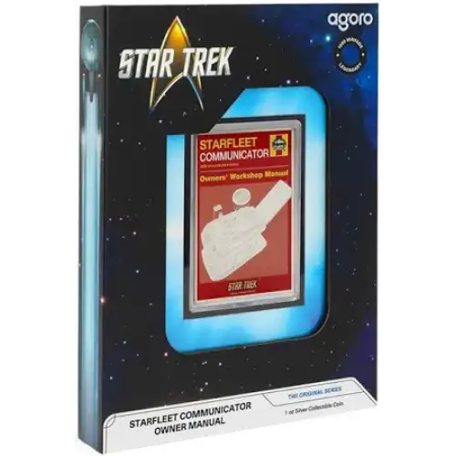 2025 Star Trek Starfleet Communicator Owner Manual 1 oz Silver Coin