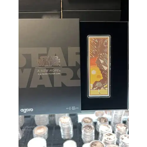 2025 Star wars A New Hope 3oz Silver Poster Coin  (2)