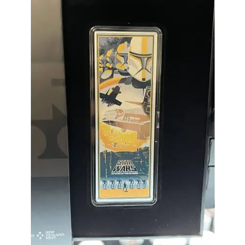 2025 Star wars Attack of the Clones 3oz Silver Poster Coin  (3)