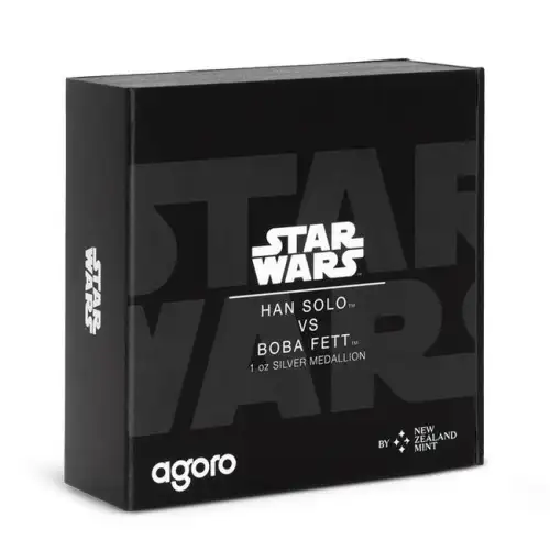2025 Star Wars Han Solo vs Boba Fett™ - 1 oz Silver Medallion (4)