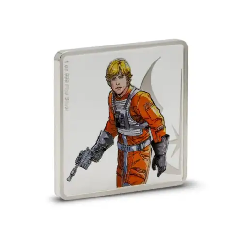 2025 Star Wars Luke Skywalker and R2-D2™ - 1 oz Silver Medallion