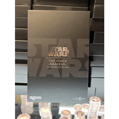 2025 Star wars The Force Awakens 3oz Silver Poster Coin  (3)