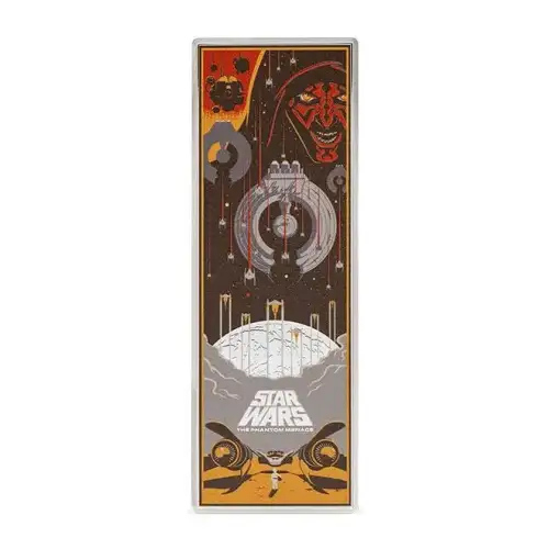 2025 Star wars The Phantom Menace 3oz Silver Poster Coin (2)