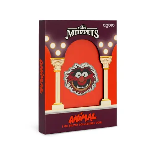 2025 The Muppets: Animal 70th Anniversary 1 oz Silver Collectible Coin