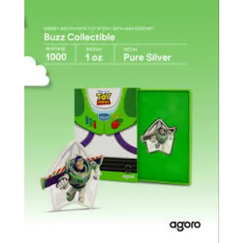 2025 Toy Story - Buzz Lightyear 1 oz Silver Collectible