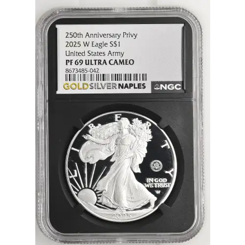 2025 W United States Army 250th Anniversary Privy ULTRA CAMEO (2)