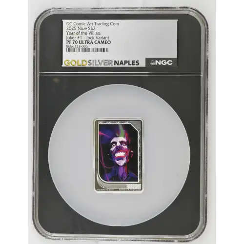 2025 Year of the Villian: Joker #1 - Jock Variant DC Comic Art Trading Coin ULTRA CAMEO (2)