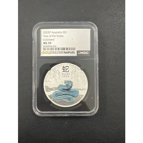 2025P S$1 AUSTRALIA YEAR OF THE SNAKE COLORIZED MS70 NGC