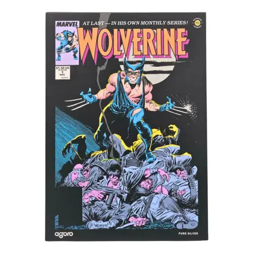 2026 Agoro 1oz Silver Marvel Comics Wolverine Poster