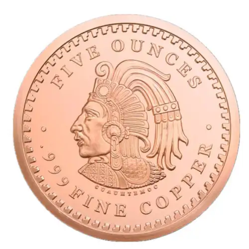 5 oz Copper Aztec Calendar (2)