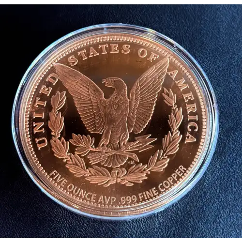 5 oz Copper Morgan Dollar HLM