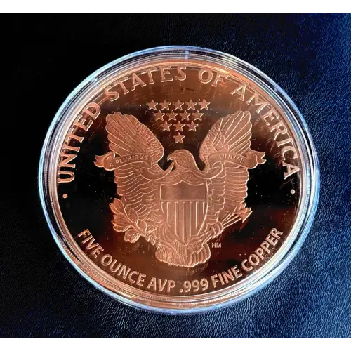 5 oz Copper Walking Liberty HLM