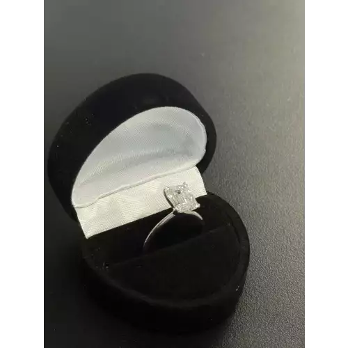 9x7 Labgrown Emerald Cut Diamond VS2 G Color 14KWG