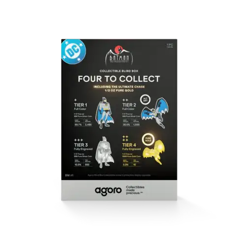 Agoro Batman Precious Metal Collectible Blind Box (2)