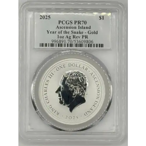 ASCENSION ISLAND Silver 50 PENCE