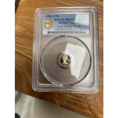 BRITISH VIRGIN ISLANDS Gold 25 DOLLARS