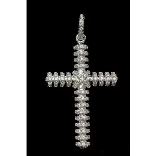 Cluster CZ Cross St.Silver*