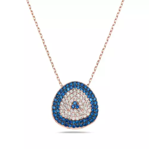 Evil Eye Rose Plated