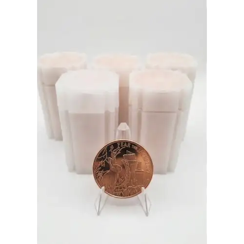 Lot of 100x 1 oz Copper Fear the Jackelope (3)