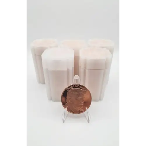 Lot of 100x 1 oz Copper Trump 47th President