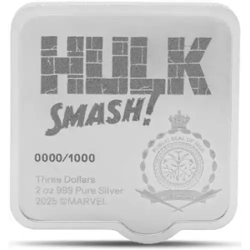 Marvel Smash Series-1.Hulk Smash 2oz Silver Coin (2)