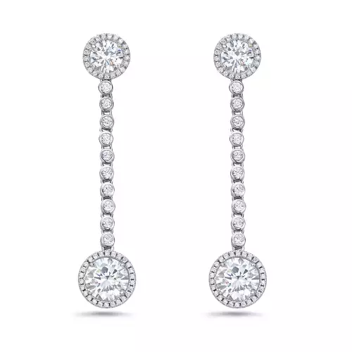 Melinda/ Sterling silver earrings