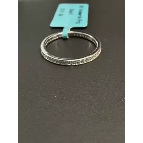 Moissanite Eternity Band 925 Ring 